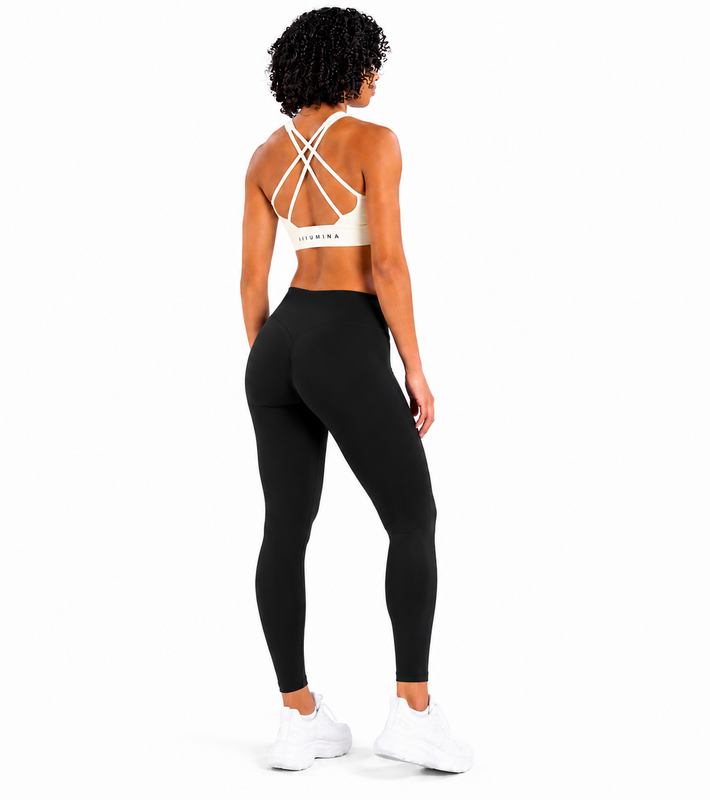 Luxe Cross Back Sports Bra