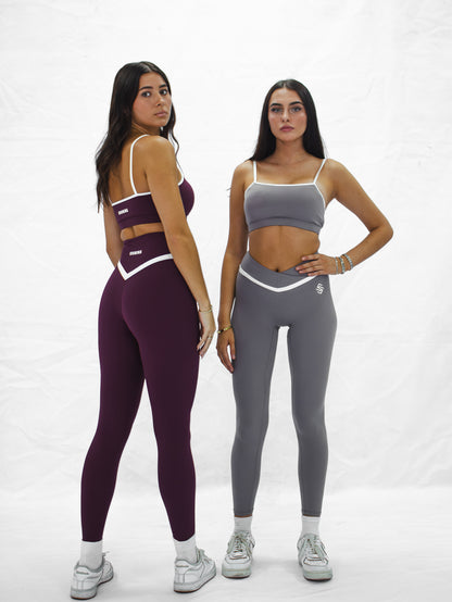 SEAMLESS MAROON LEGGINGS