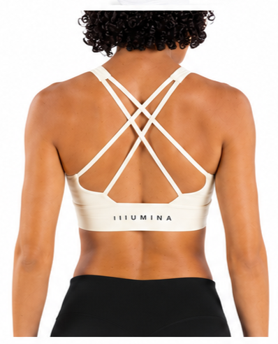 Luxe Cross Back Sports Bra
