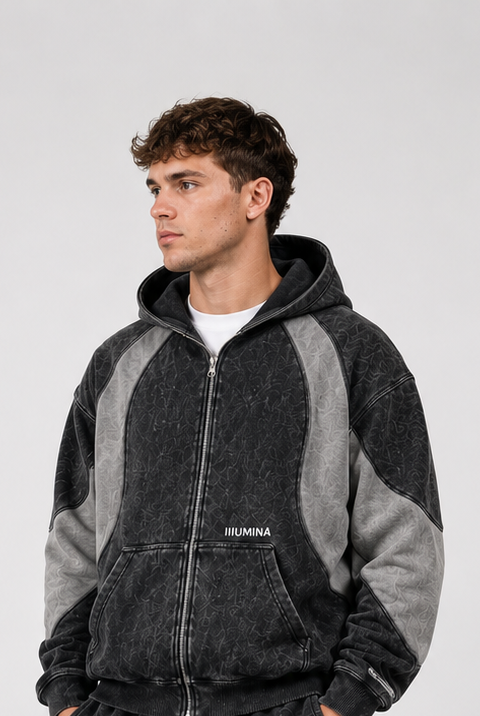 Zip-up hoodie