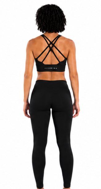 Luxe Cross Back Sports Bra