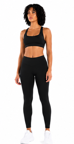 Luxe Cross Back Sports Bra