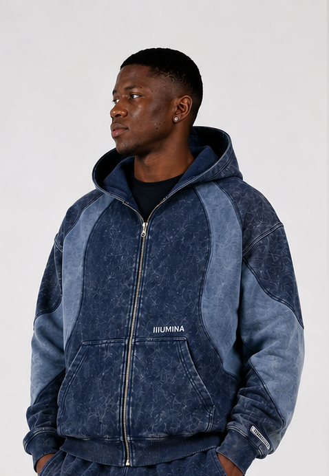Zip-up hoodie