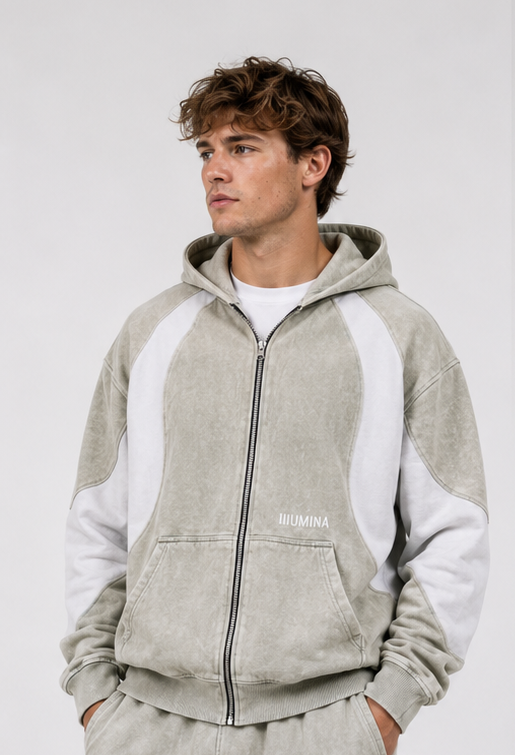 Zip-up hoodie